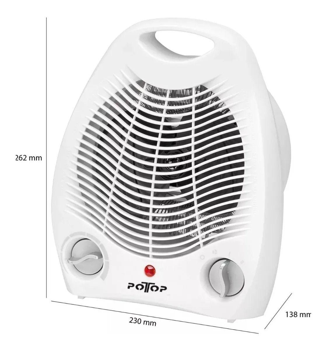 Estufa Eléctrica Calefactor Eléctrico Termoventilador -2