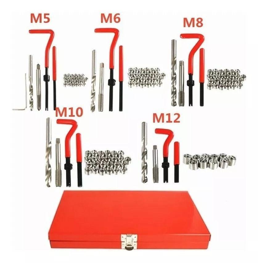 Kit De Reparación Con 131 Insertos Para Roscas-3
