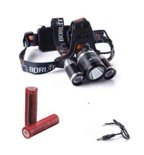 Linterna Led Minero Frontal Cabeza 3 Luces-3