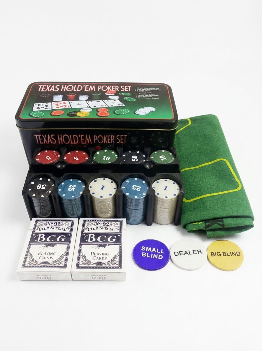 Set Poker Juego De Mesa 200 Fichas Naipes-3