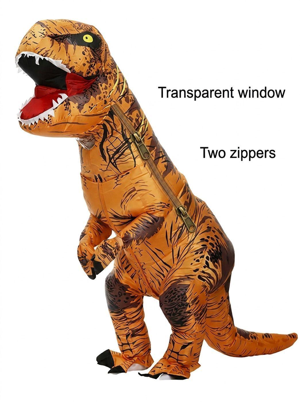 Disfraz Dinosaurio Inflable Tiranosaurio Rex Niño 120-150CM-1