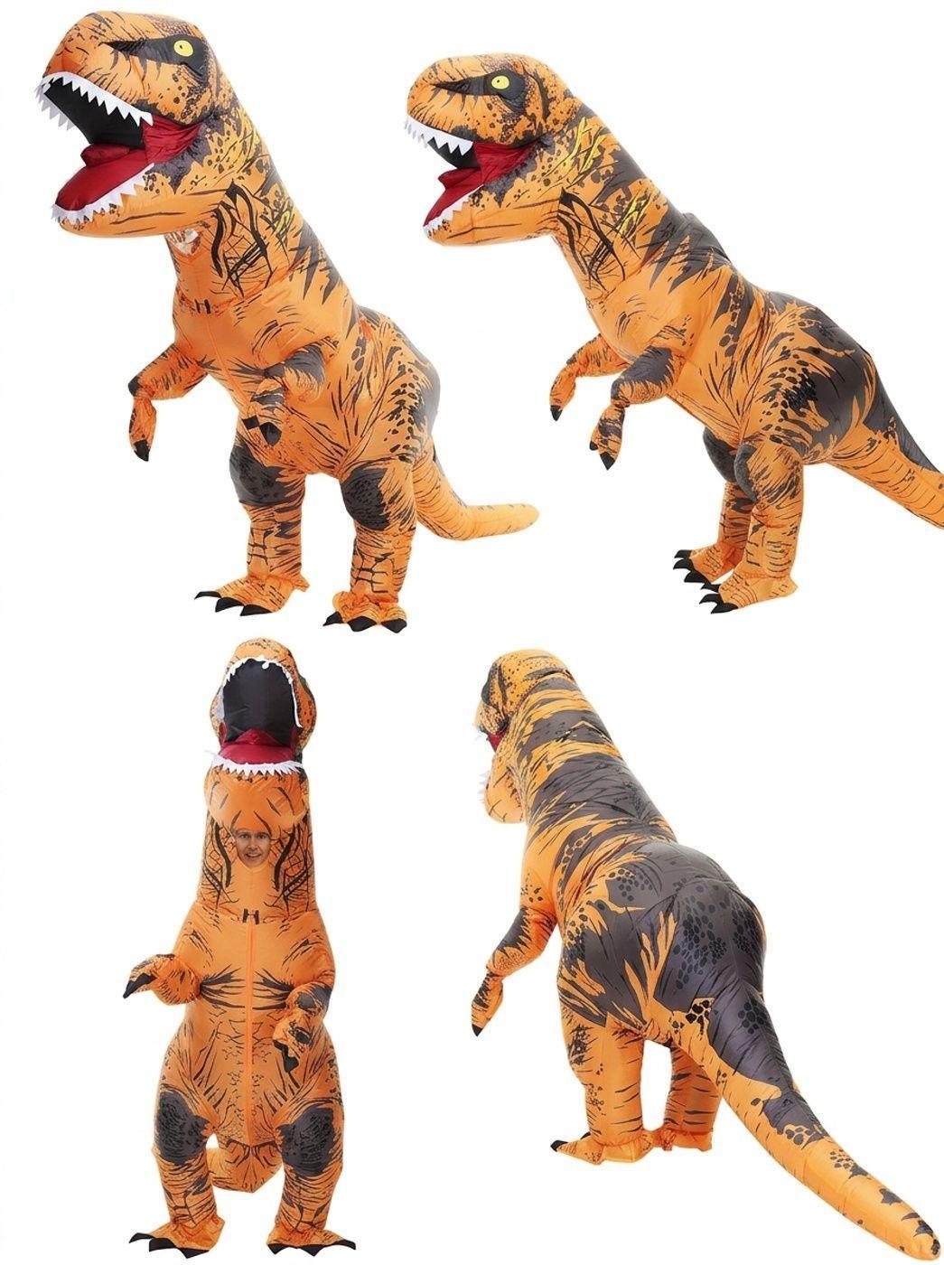 Disfraz Dinosaurio Inflable Tiranosaurio Rex Niño 120-150CM-2