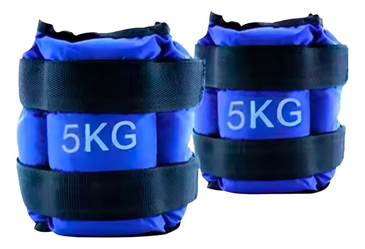 Pesas De Tobillo O Muñeca 5kg C/u (total 10kg El Par)-0