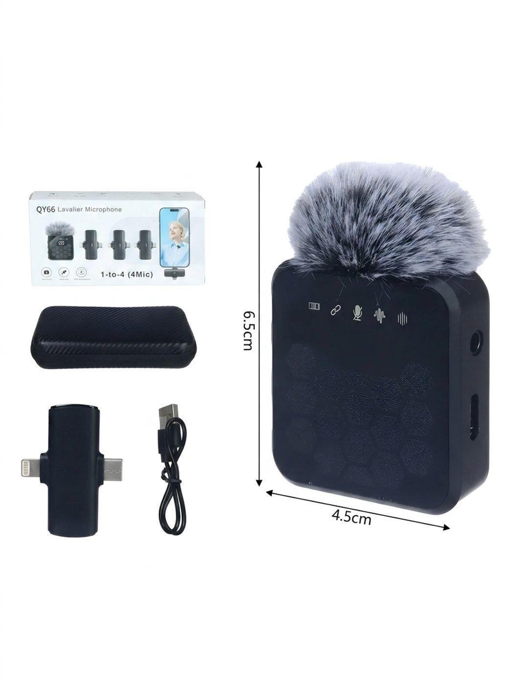 Microfono Profesional Para Grabacion 4 En 1-2