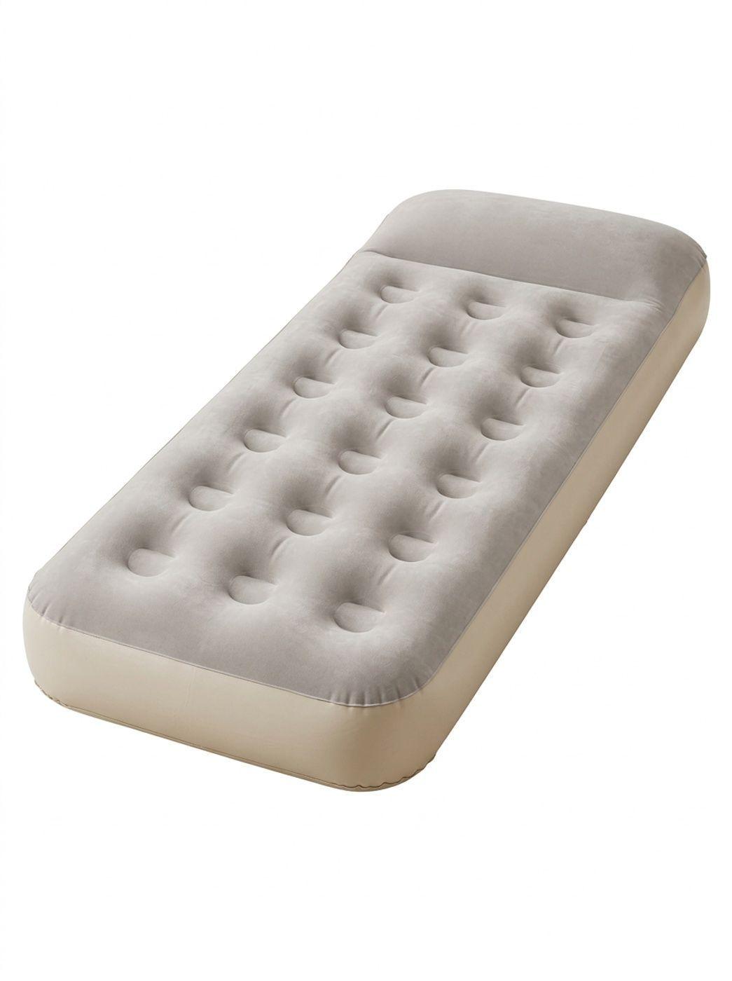 Colchon Inflable 1 Plaza Con Almohada Integrada E Inflador-5