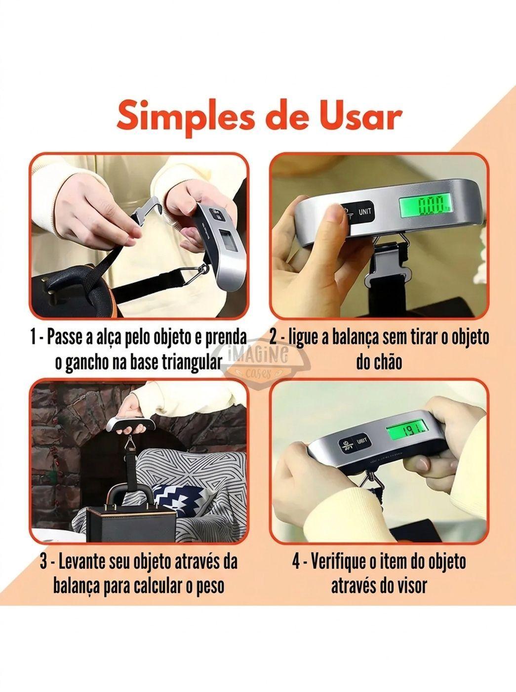 Bascula Digital Para Equipaje De Mano Maletas De Hasta 50 Kg-5
