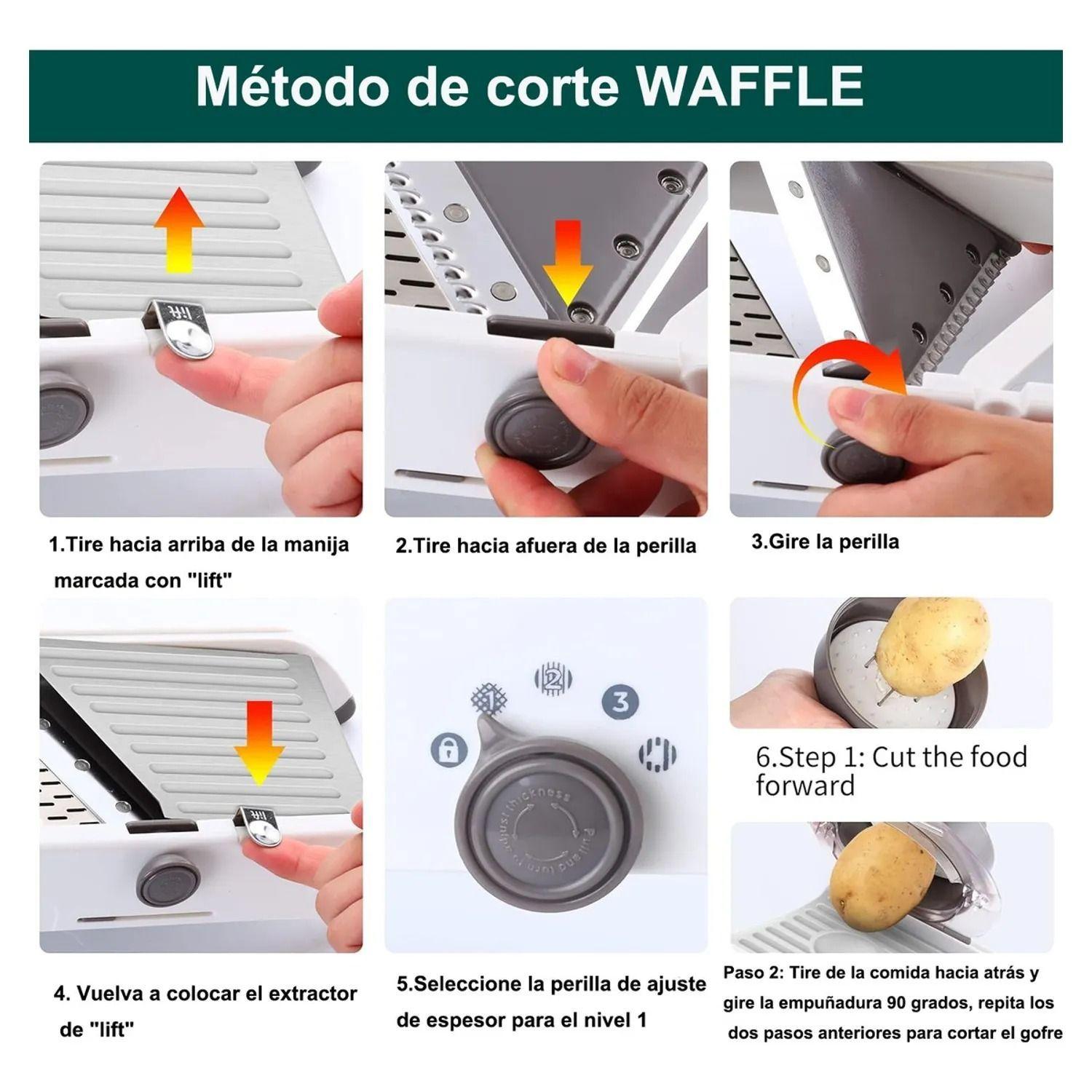 Picador Cortador Frutas Y Verduras Manual Multiuso-5