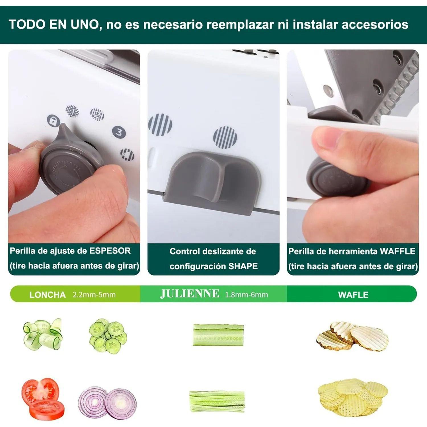 Picador Cortador Frutas Y Verduras Manual Multiuso-7