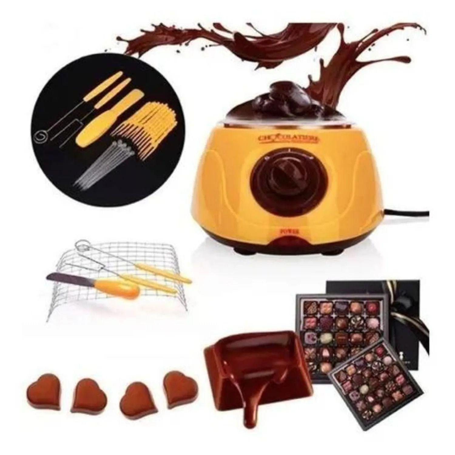 Maquina Chocolate Fondue Olla Para Derretir Chocolate-3