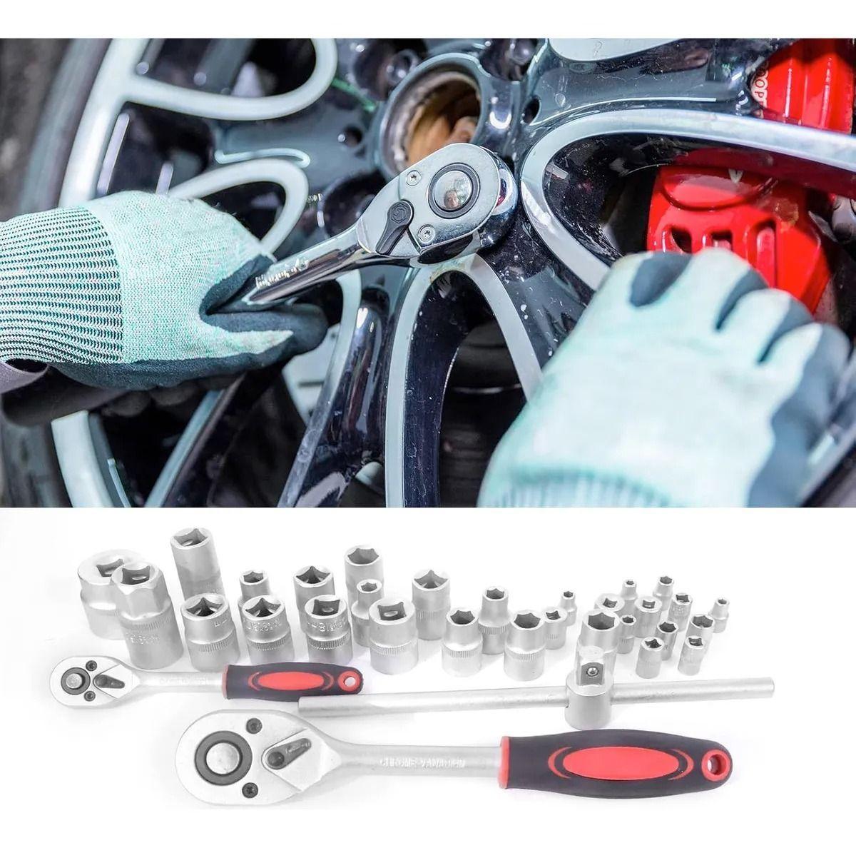 Maletin De Herramientas Profesional De 187 Piezas Con Ruedas-3