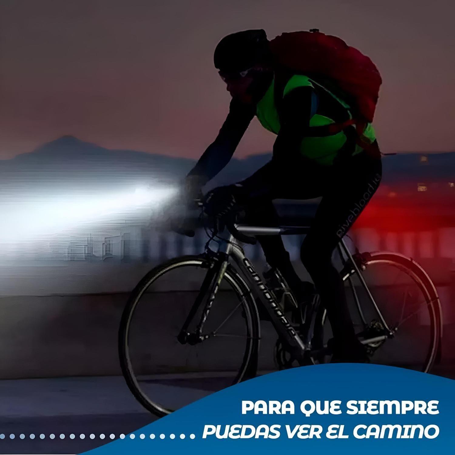 Kit Luces LED Delantera Trasera Bicicleta DLX-4
