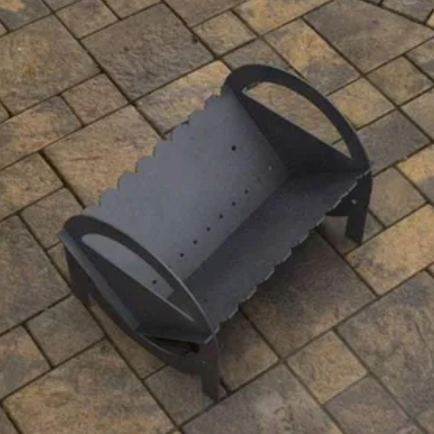 Fogón Brasero Armable Acero Parrilla 37x 50x 37 CM-3