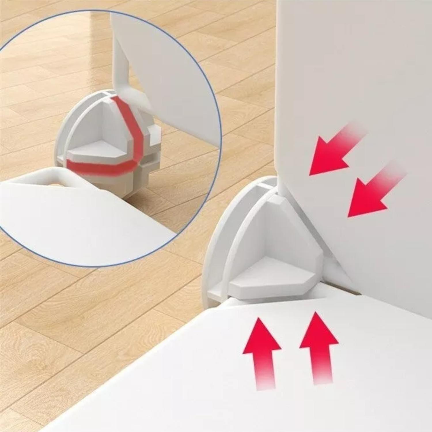 Organizador Closet Ropero Hogar 4 Módulos 127x32x44 CM Blanco-2