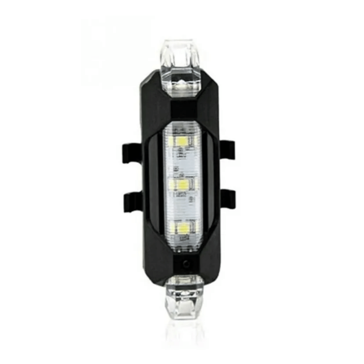 Luz LED Recargable Bicicleta 7,5x3,2 CM Blanco-2