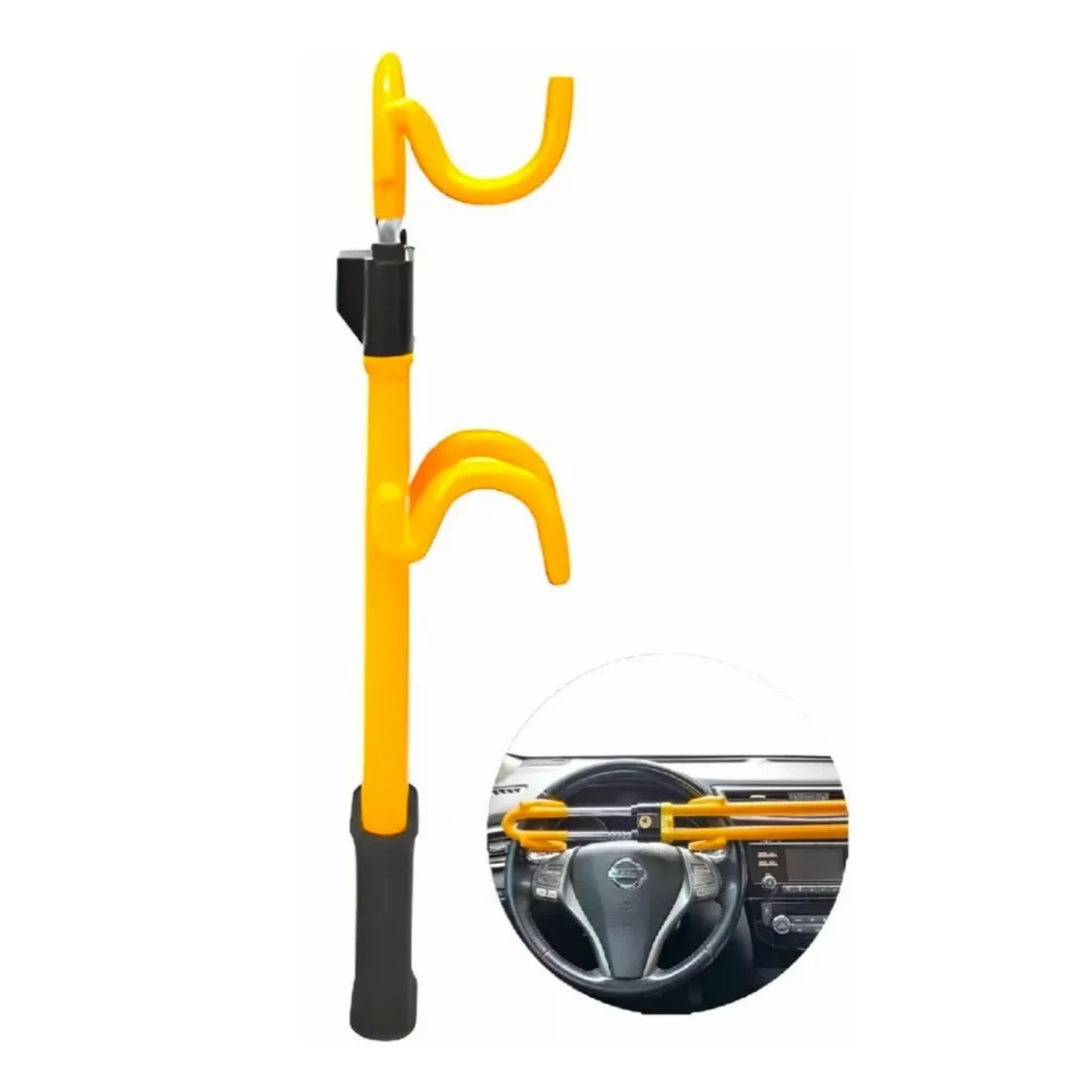 Trabavolante Llave Seguridad Bloqueo Antirrobo 51,8x11,2x10,4 CM-2