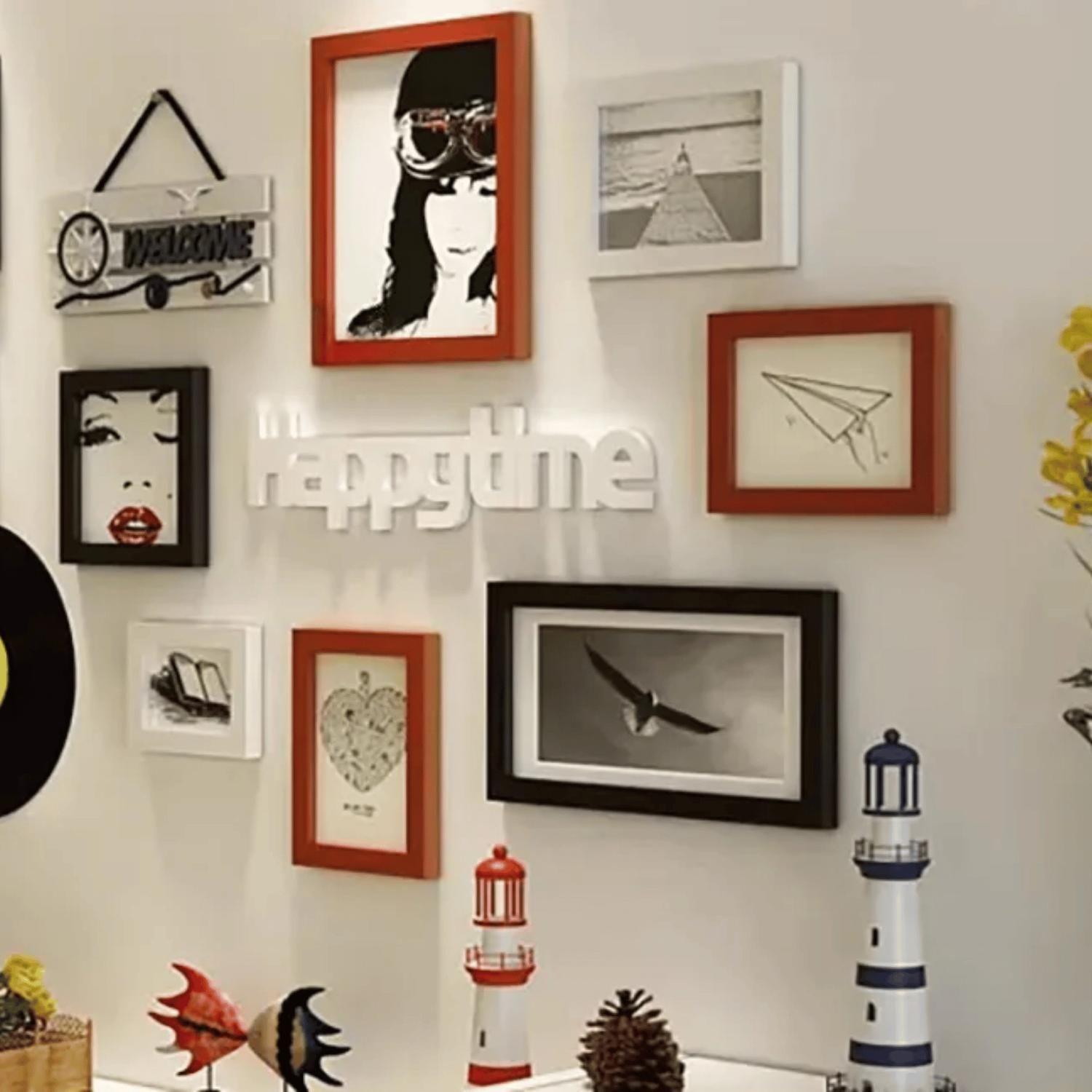 Set 12 Marcos Decorativos Pared Vintage-4