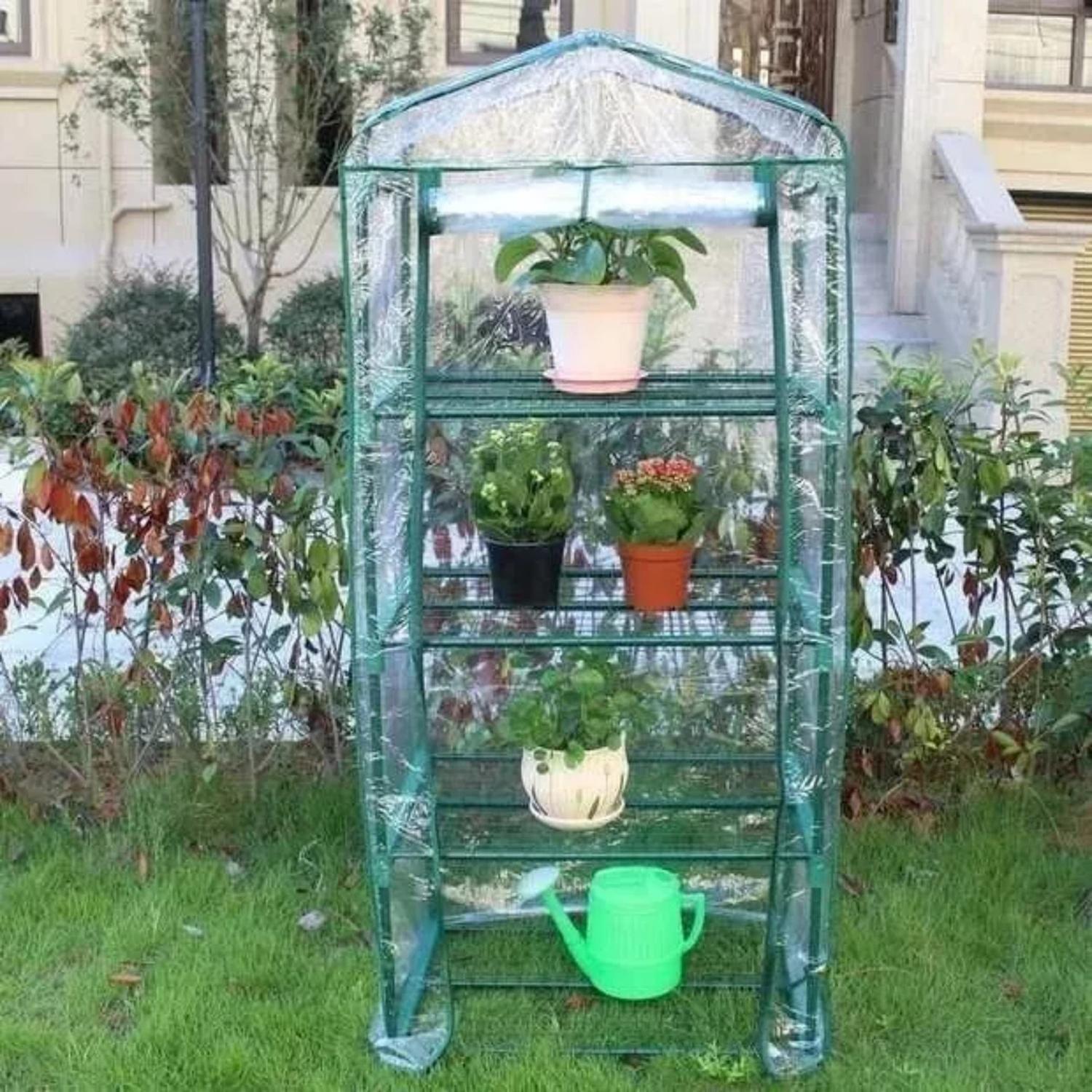 Mini Invernadero 4 Niveles 156x59x156 CM-5