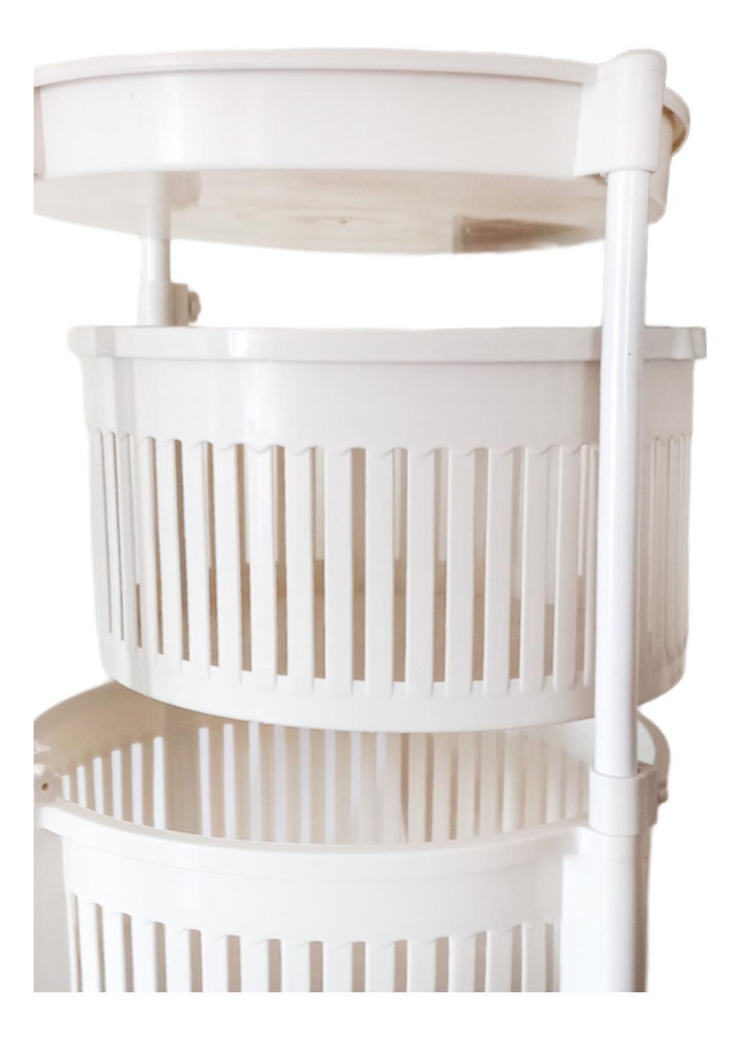 Estante Organizador Redondo Canastas Giratorias 3 Niveles-1