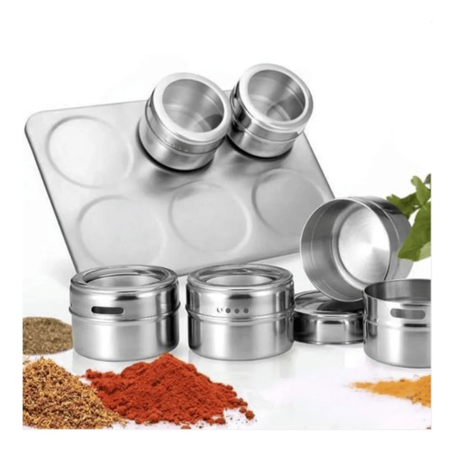 Pack 6 Frascos Especieros Condimentos Organizador Cocina-3