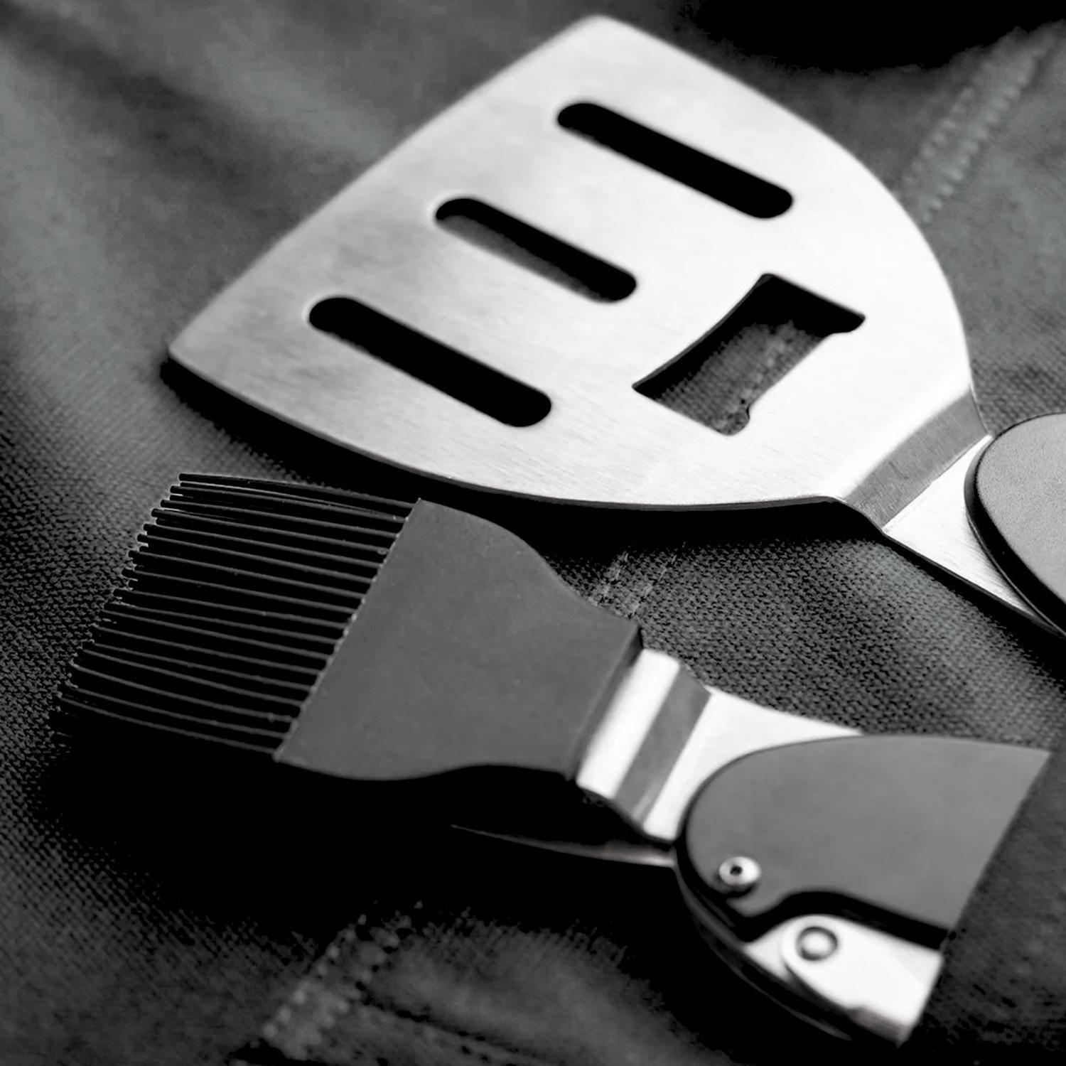 Delantal Pechera 100% Algodón Vurcex Negro-3