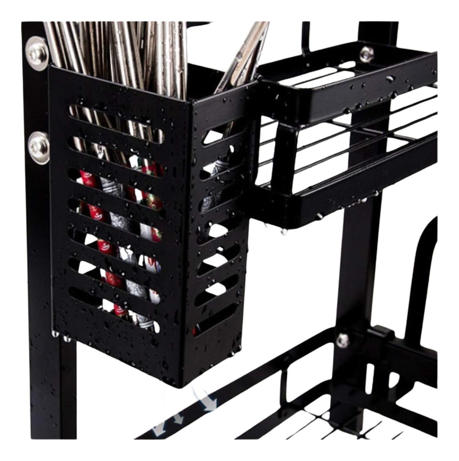 Organizador 3 Niveles Metálico Cocina Negro-3