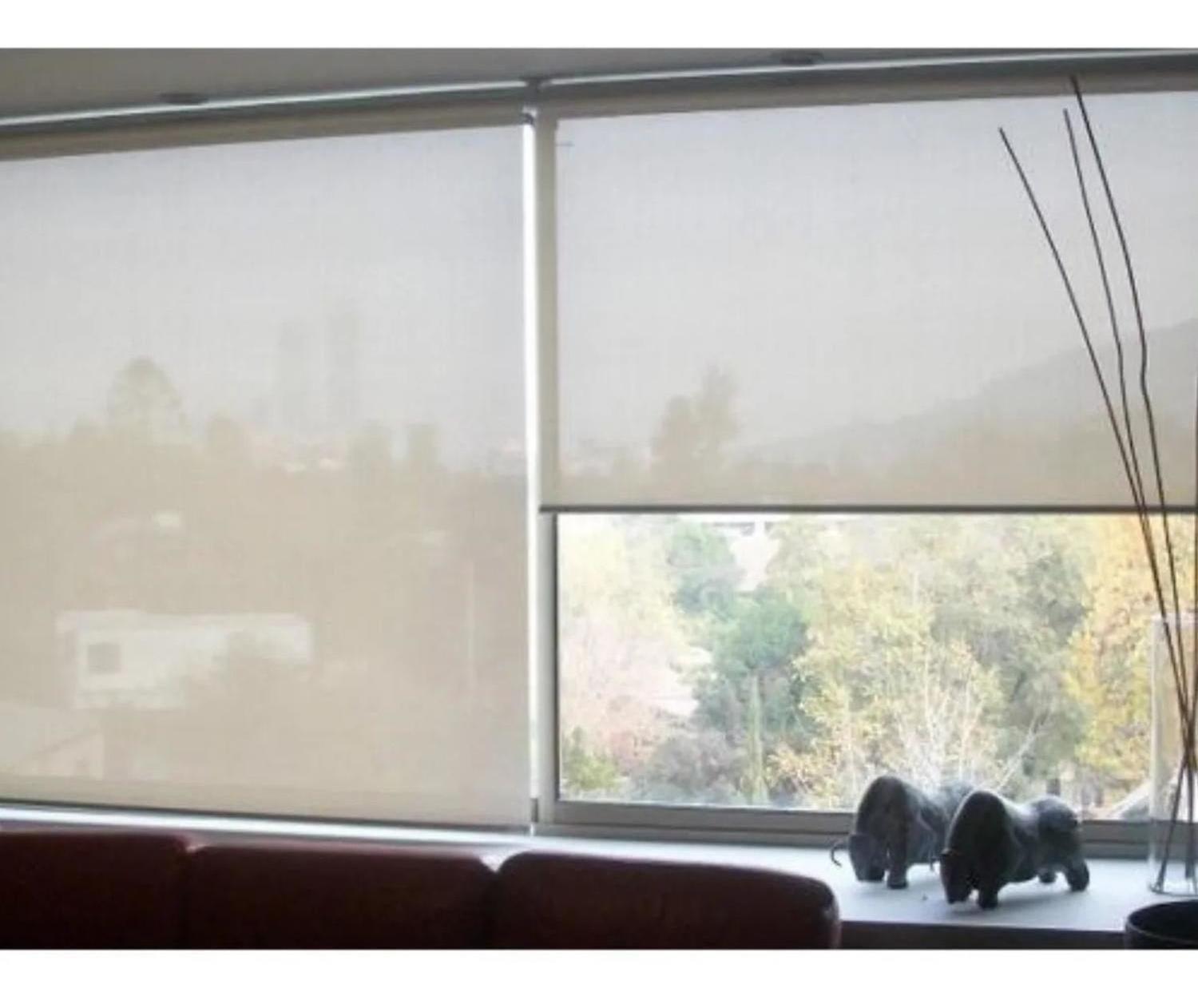 Cortina Roller Rustica Deluxe 80x160 CM Beige-3