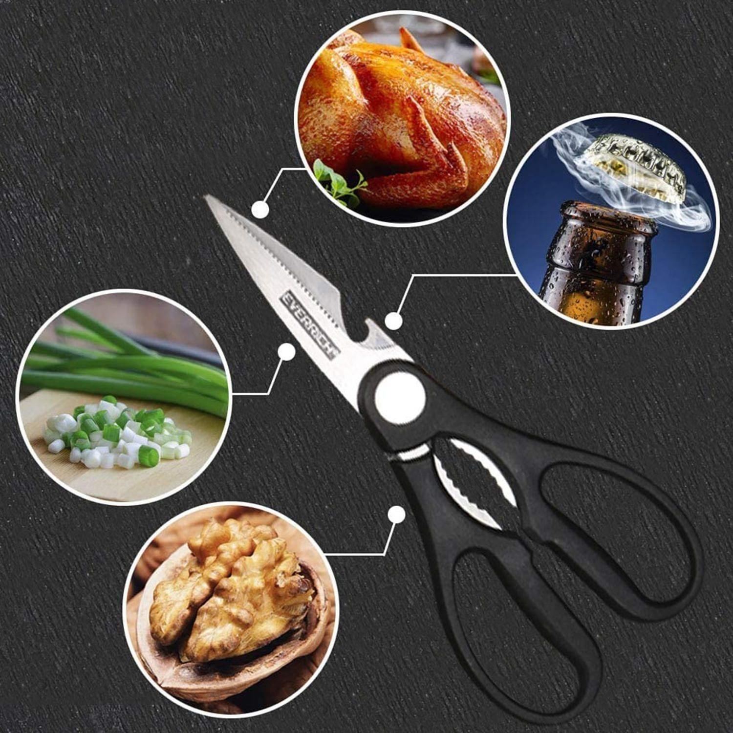 Set Cuchillo Acero Inoxidable 6 Piezas Antibacterial Negro-6