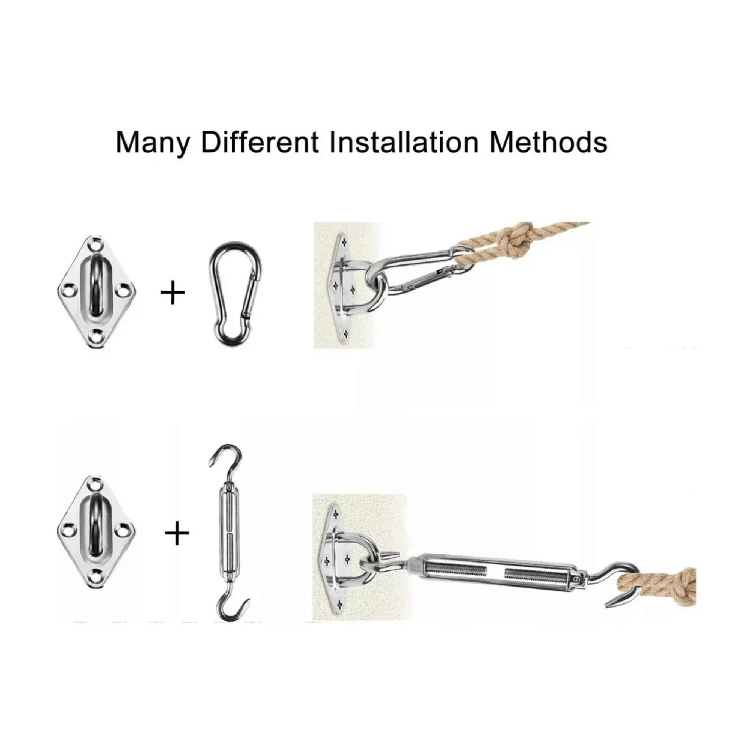 Kit Instalacion Fija Toldo Vela Acero Inoxidable-2