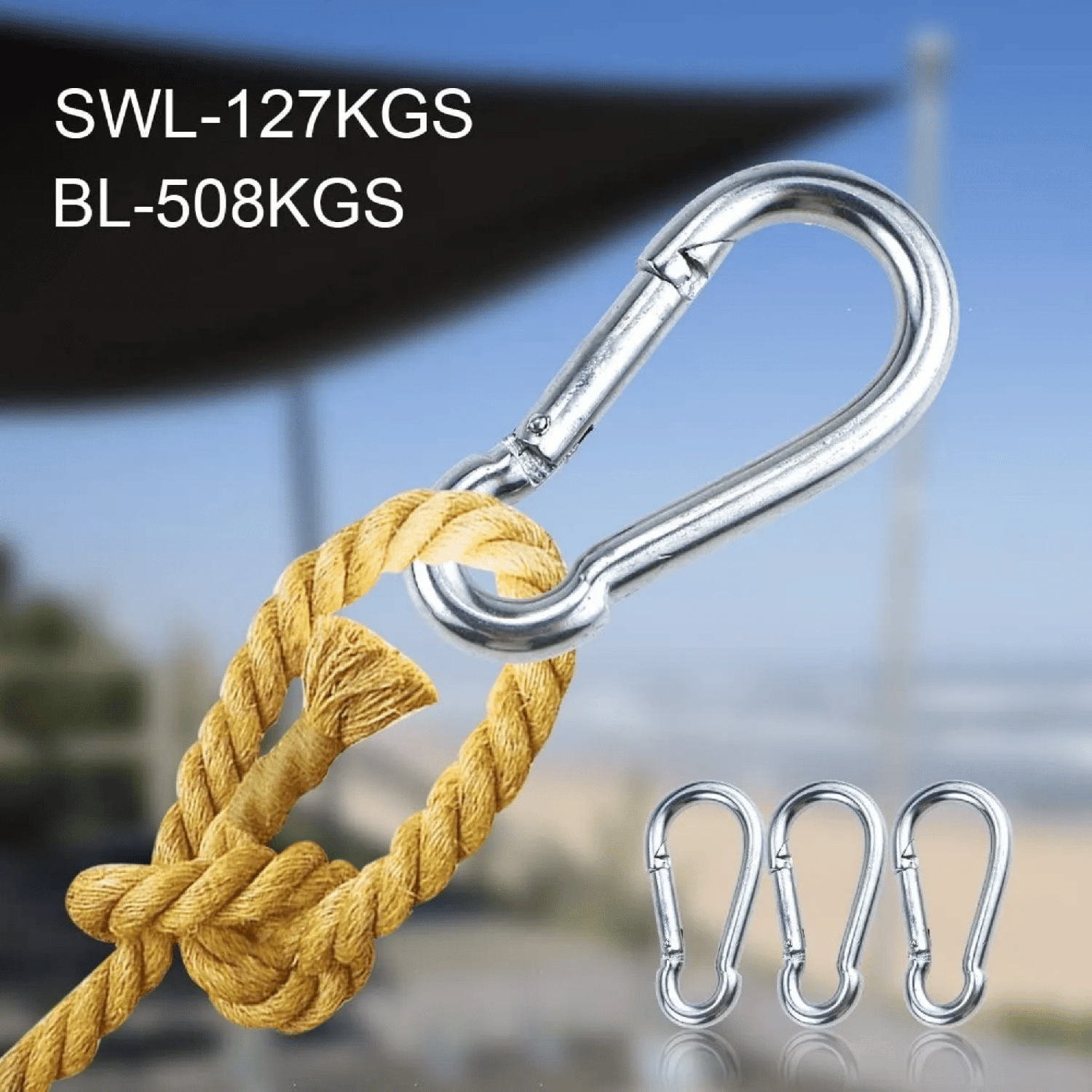 Kit Instalacion Fija Toldo Vela Acero Inoxidable-3