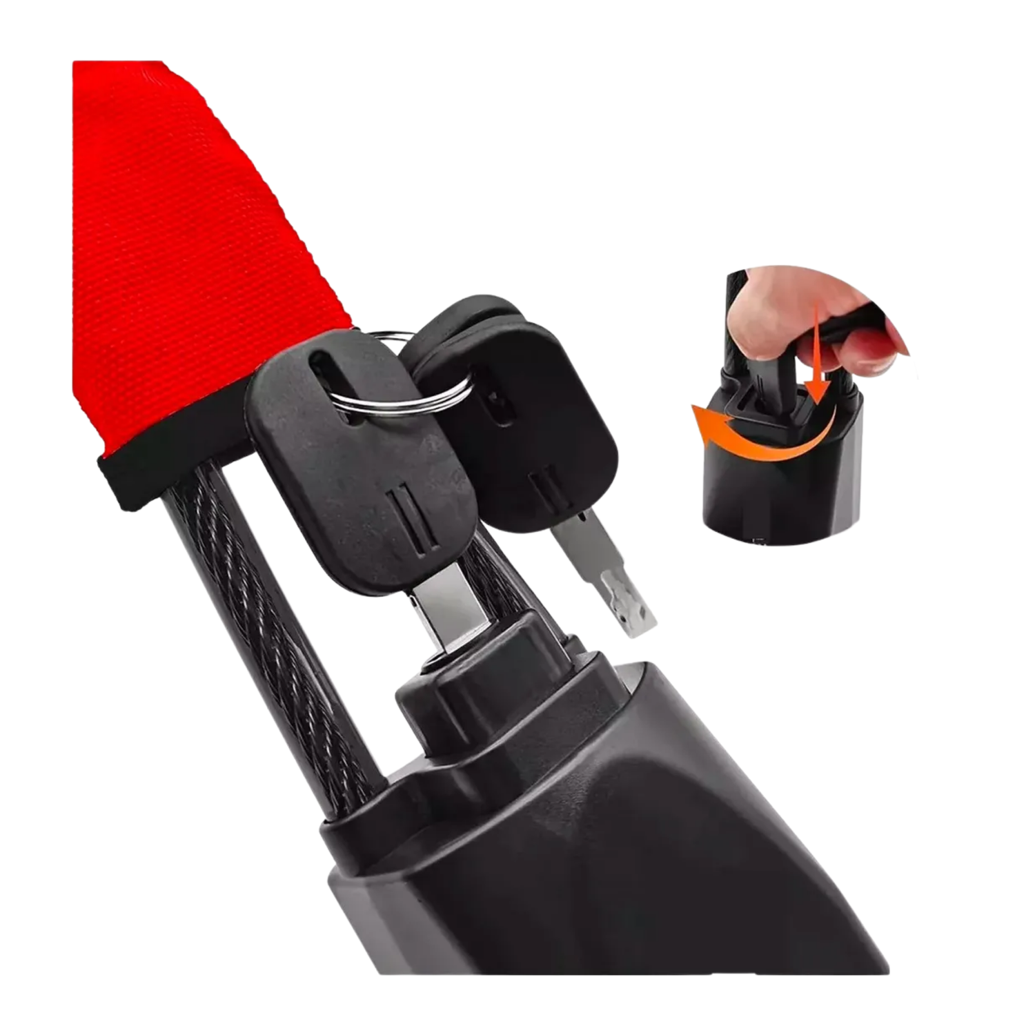 Trabavolante Conexión Cinturón Bloqueo Antirrobo 65x5,7 CM-4