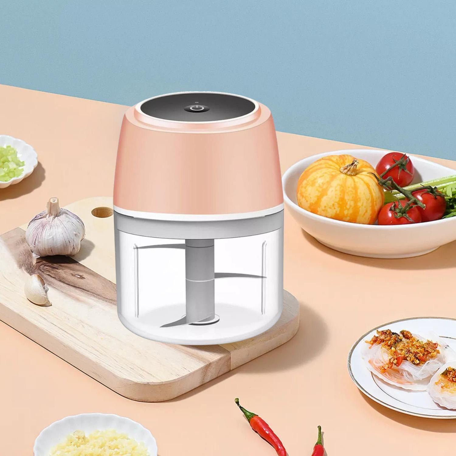 Picador Triturador Ajo Multiuso Electrico USB-4