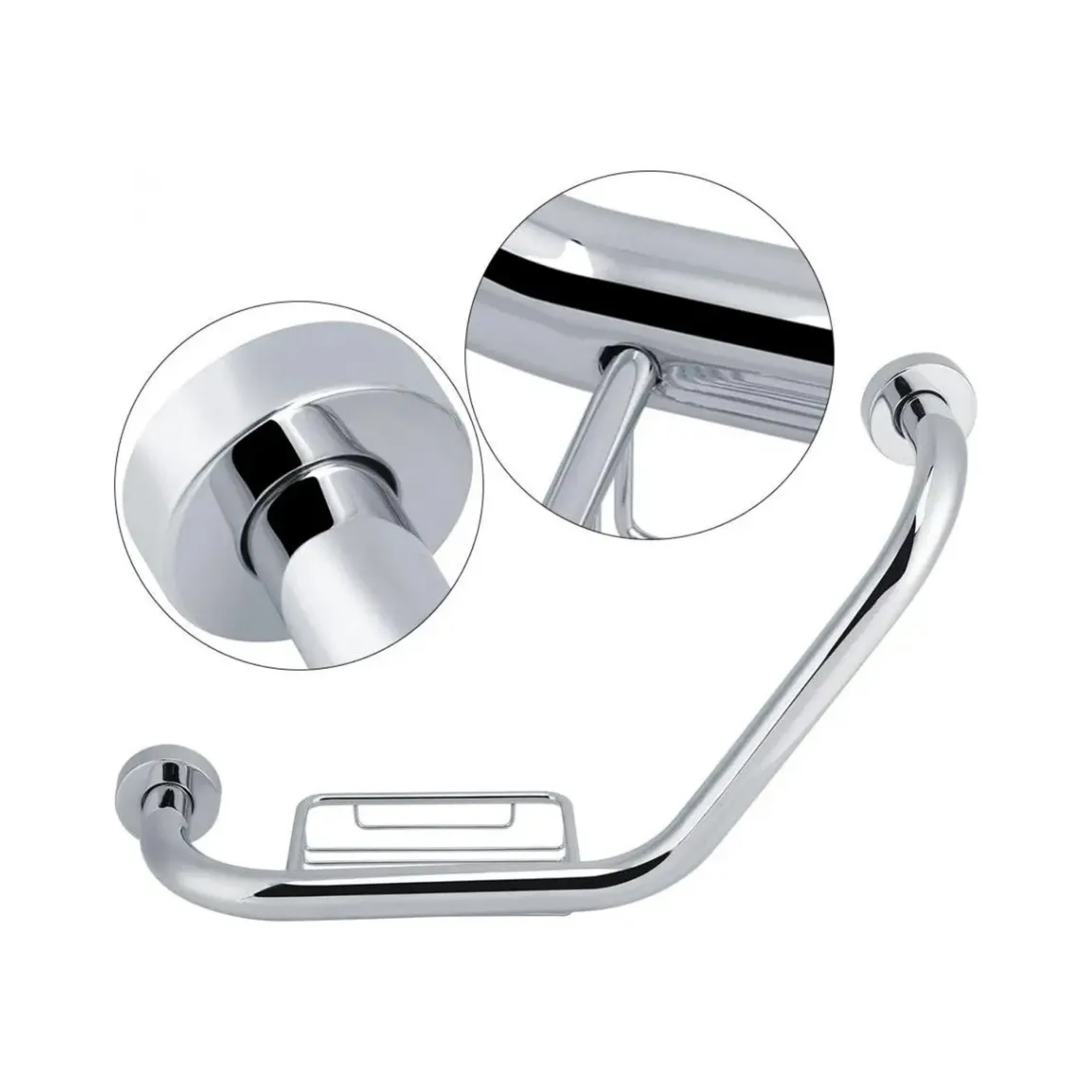 Agarradera Seguridad Manilla Baño 135 CM Plateado-4