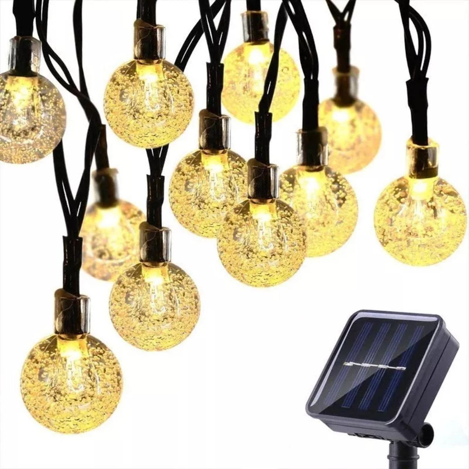 Tira 30 Luces Solares Led Jardín Hogar Exteriores 3V 6.5 M-3