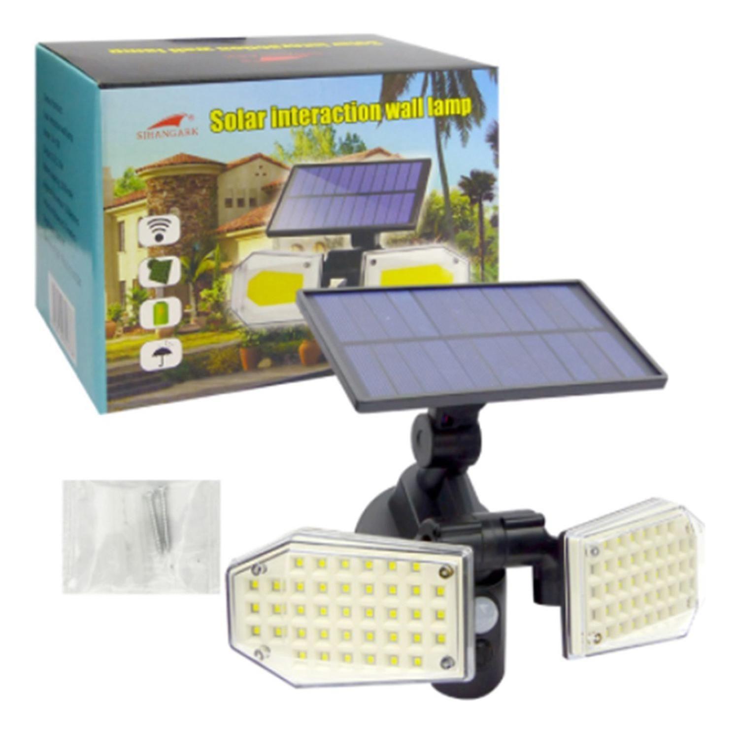 Foco Solar Luz LED Sensor Movimiento-3