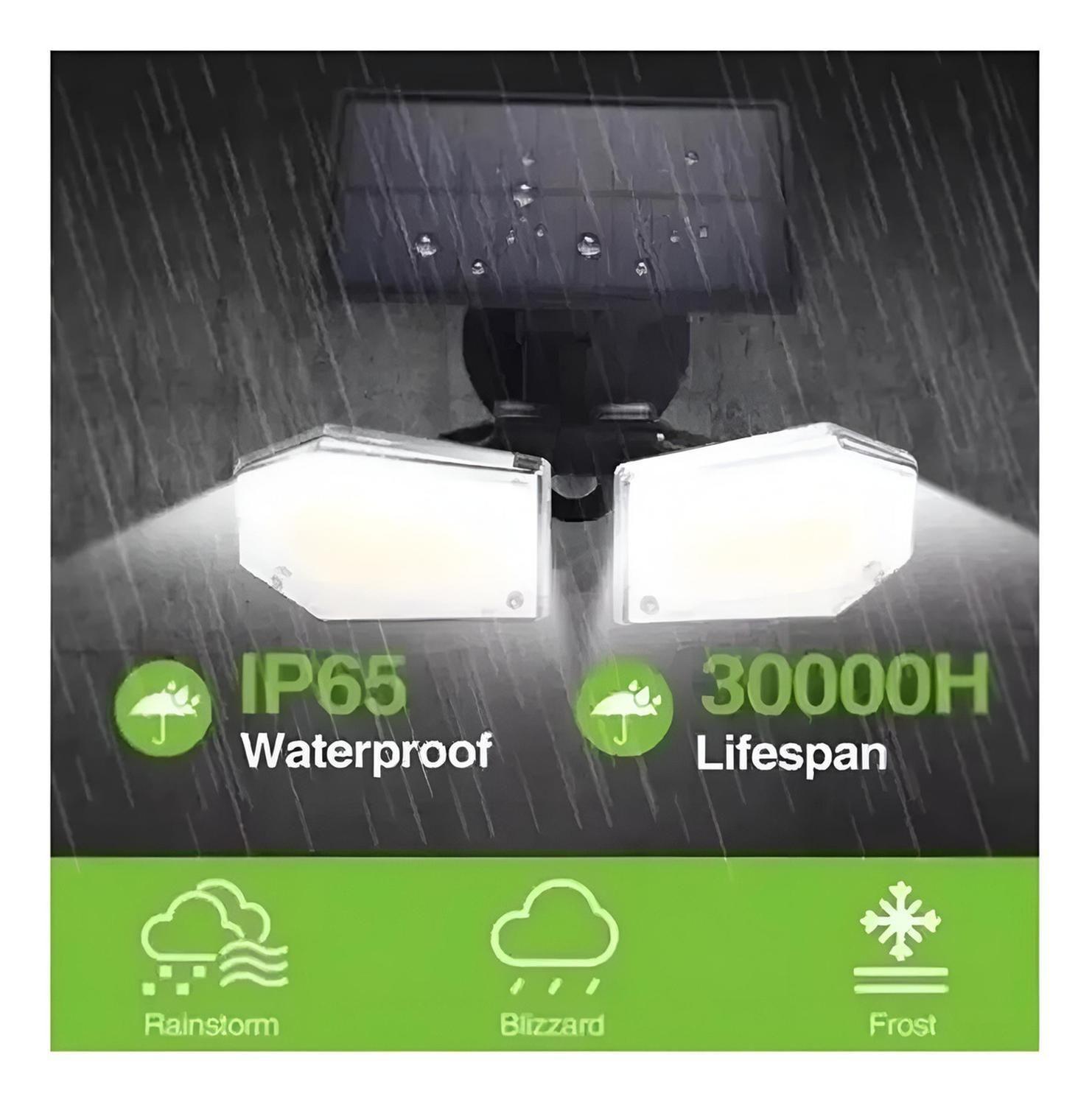 Foco Solar Luz LED Sensor Movimiento-4