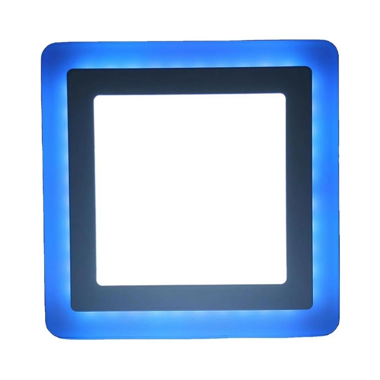 Foco Panel LED Plafón Sobrepuesto Cuadrado 12 Watt-0