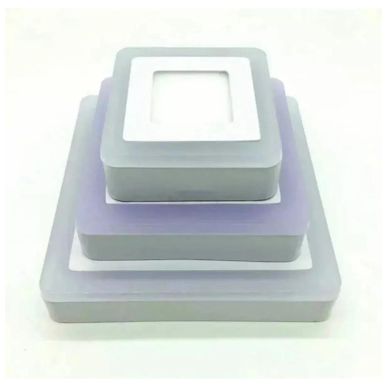 Foco Panel LED Plafón Sobrepuesto Cuadrado 12 Watt-1