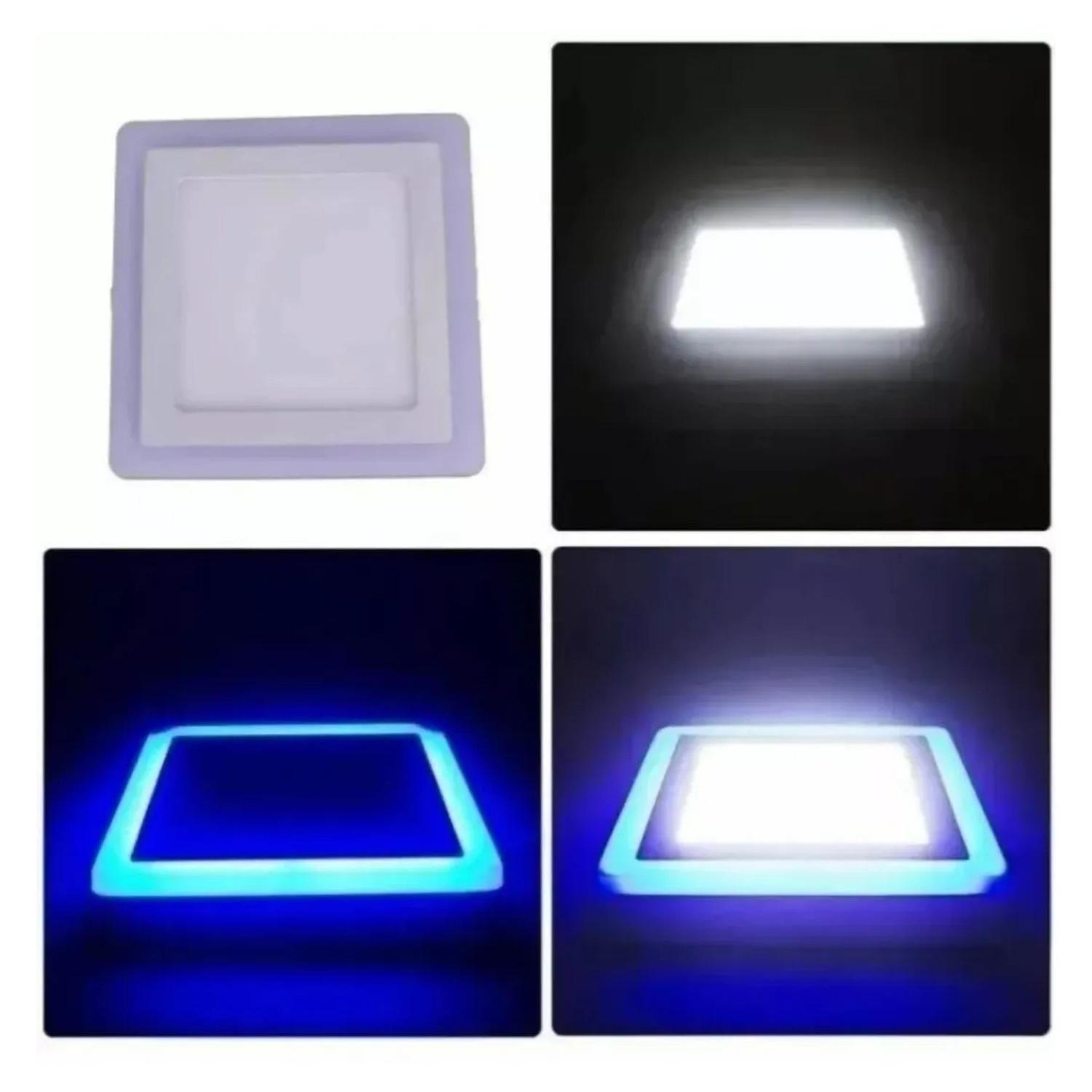 Foco Panel LED Plafón Sobrepuesto Cuadrado 12 Watt-2