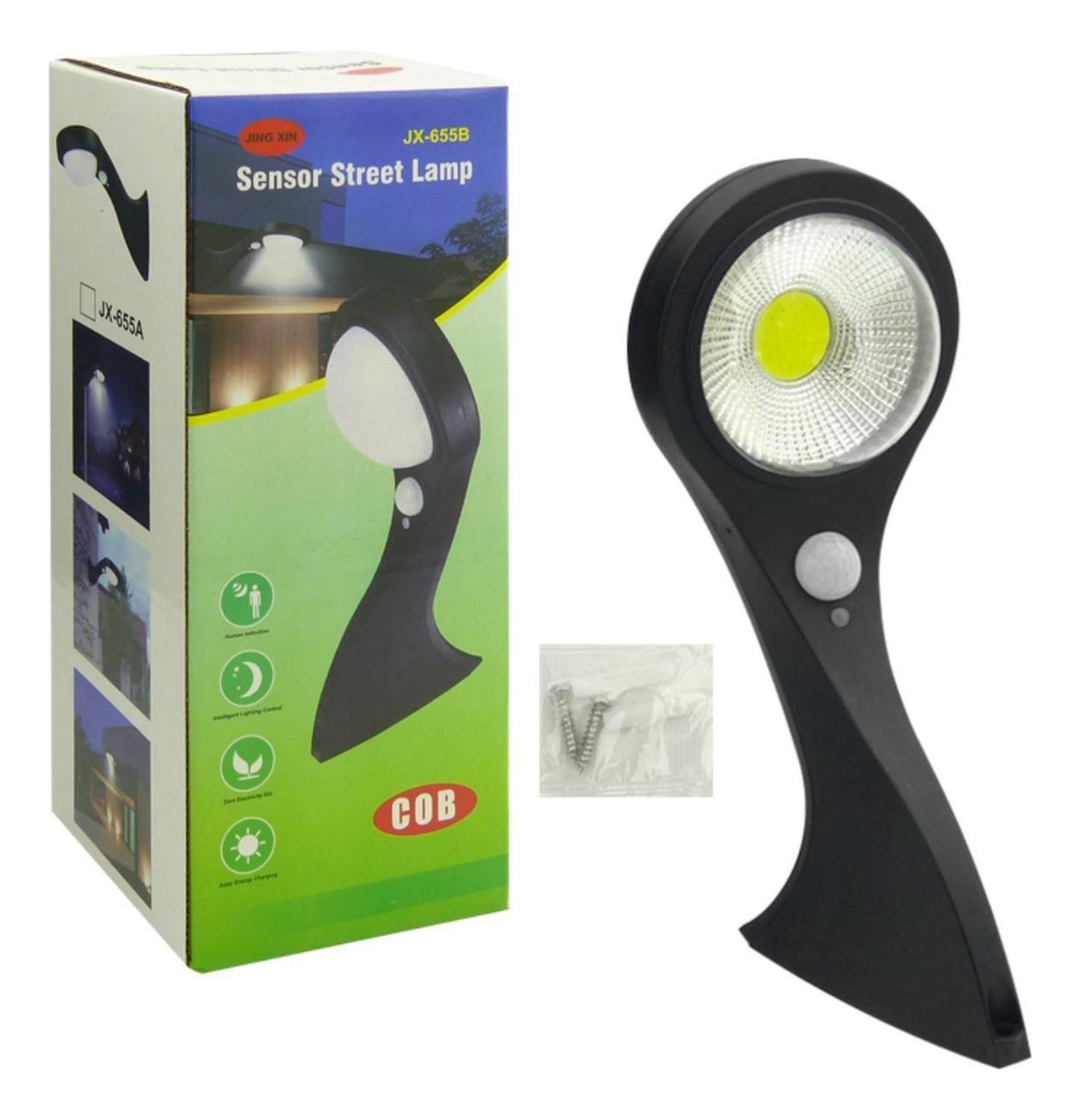 Foco Solar Pared LED COB Sensor Movimiento-2