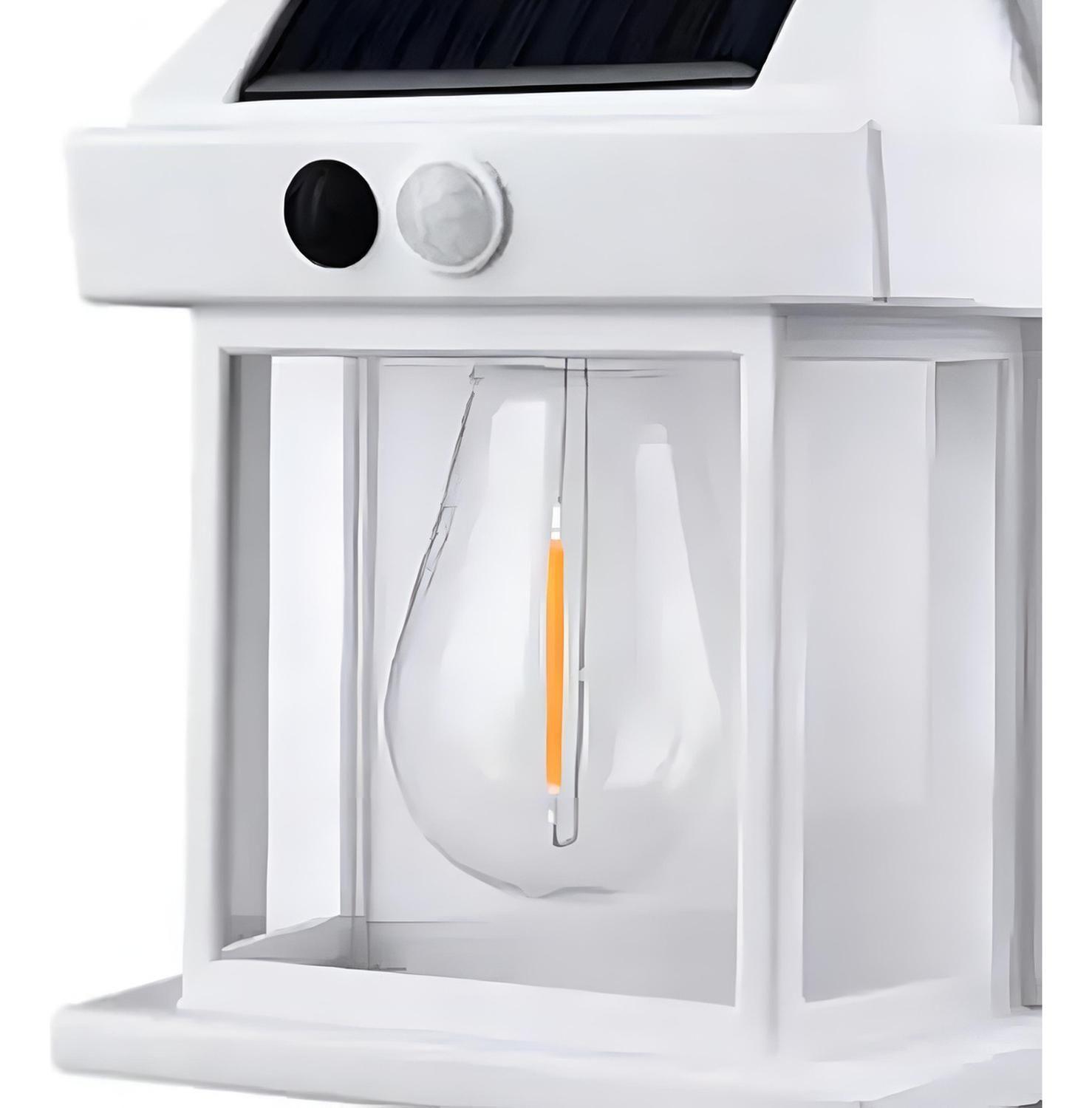 Farol Foco Solar Pared Sensor Movimiento 3.2 V Luz Cálida Blanco-2