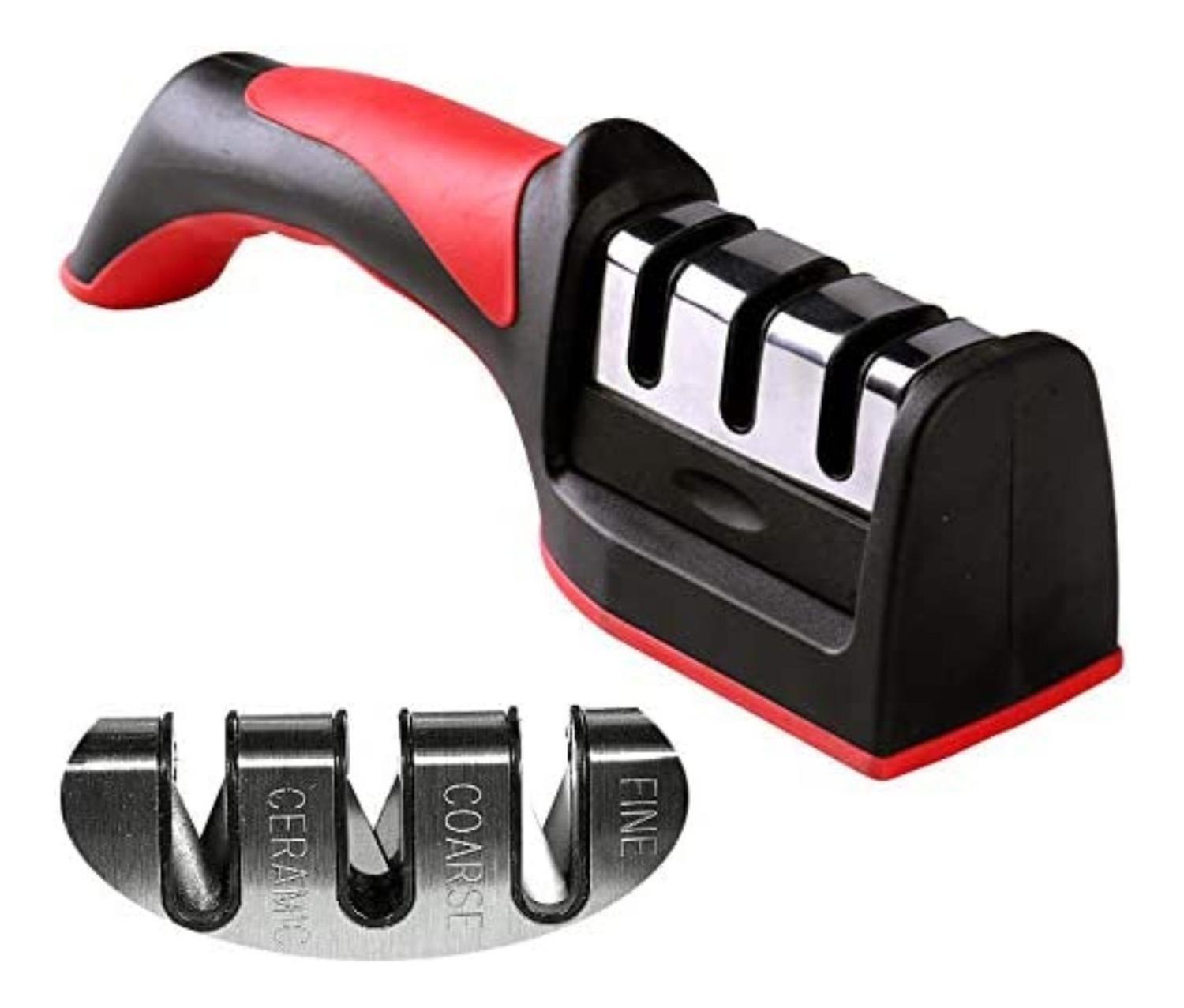 Afilador Cuchillos Cocina Knife Sharpener 3 Medidas-5