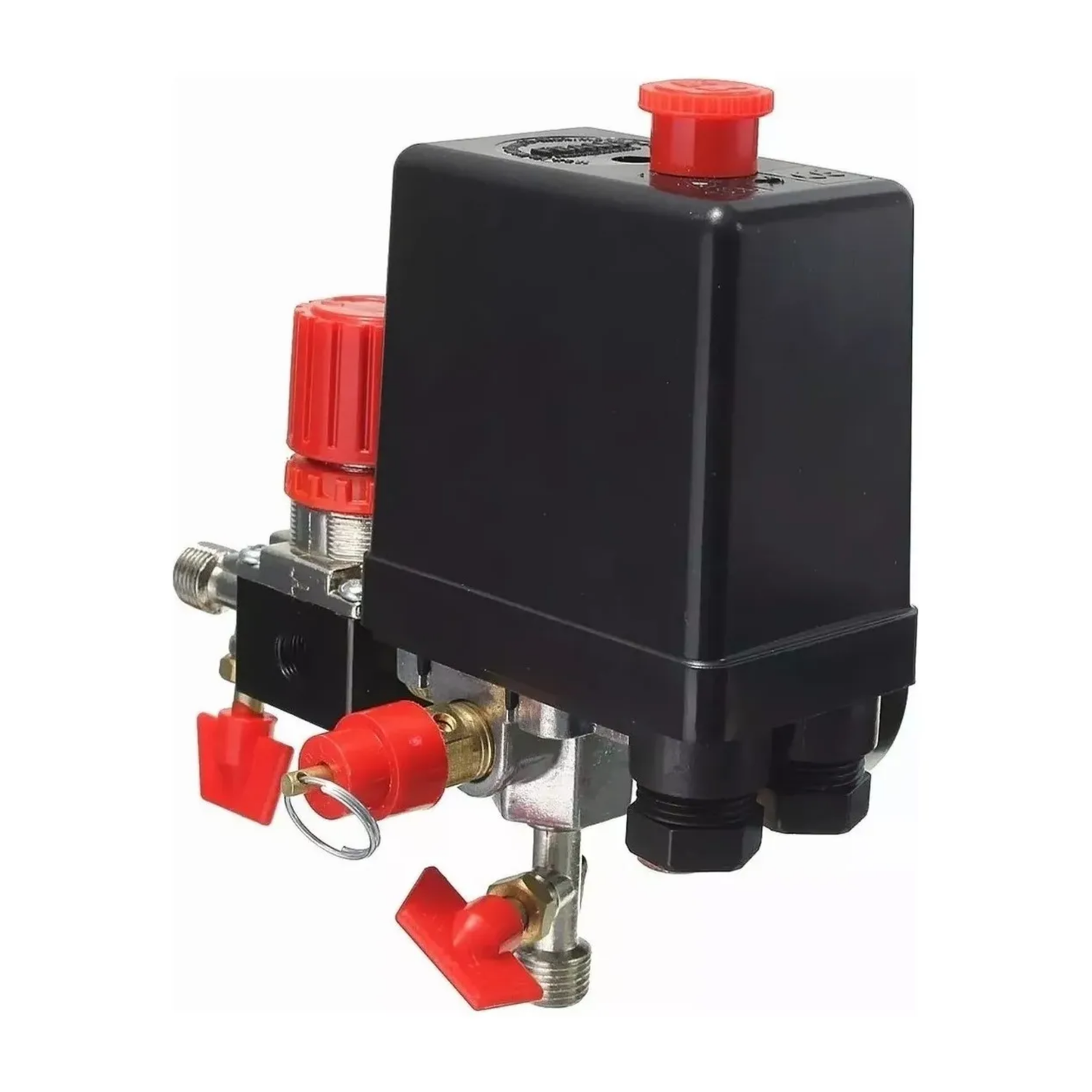 Compresor Aire Auto Válvula Presión 180 PSI Interruptor Regulador-4