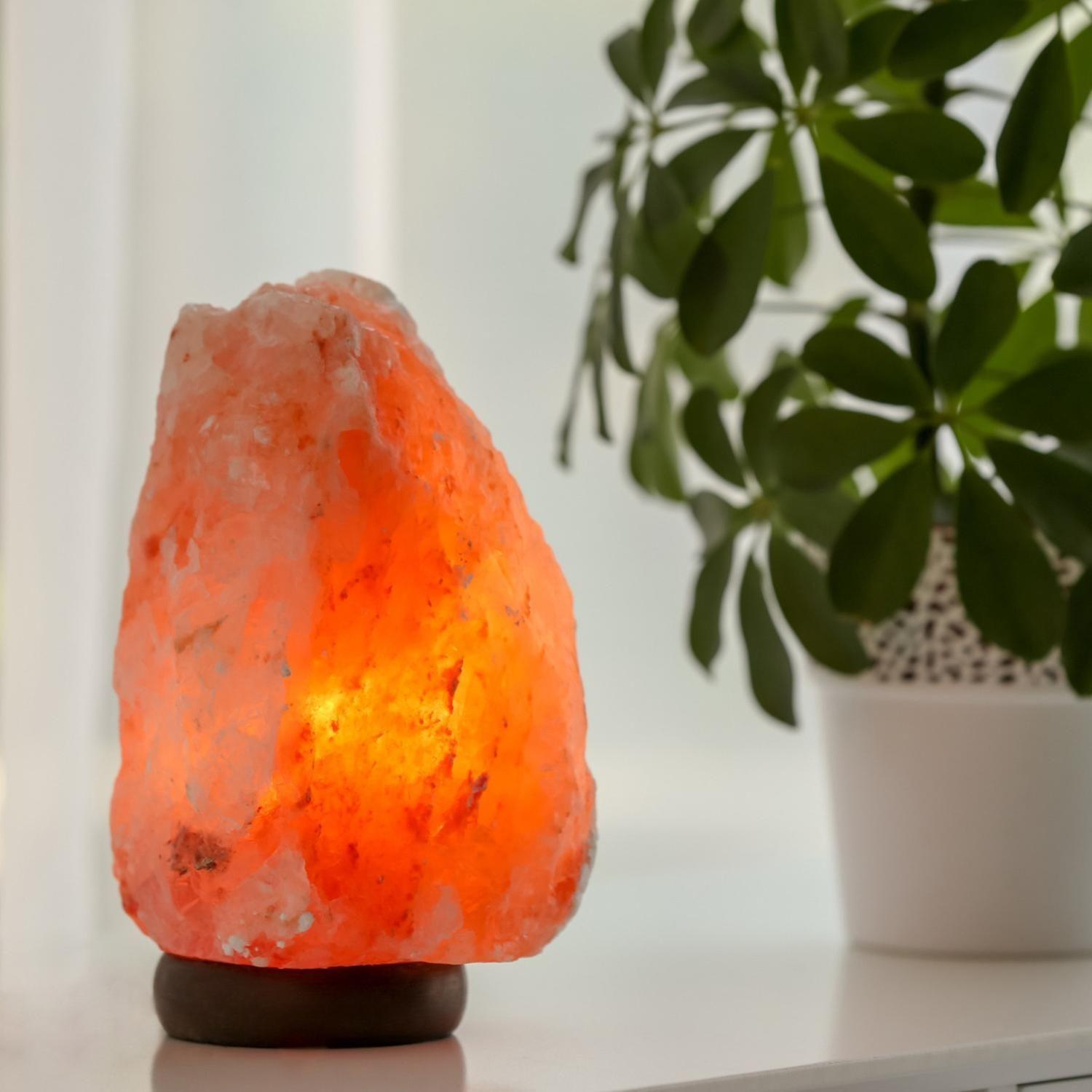 Lámpara Mesa Sal Del Himalaya Piedra 2 - 3 KG-4