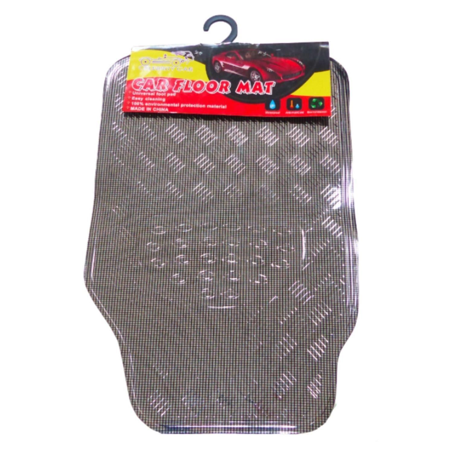 Alfombra Auto Goma Tuning 4 Piezas Negro Carbón-3