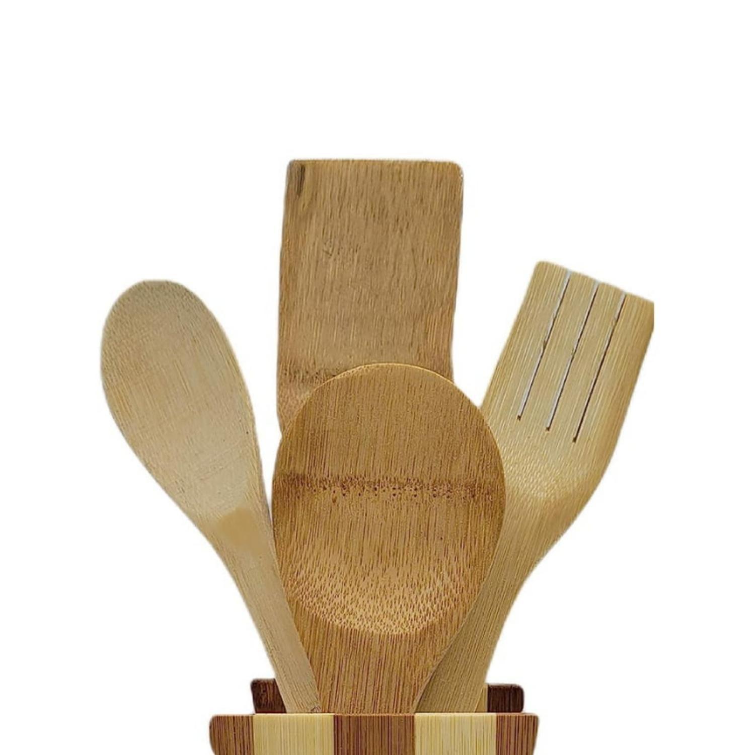 Set 4 Utensilios Cocina Madera 30 CM-4