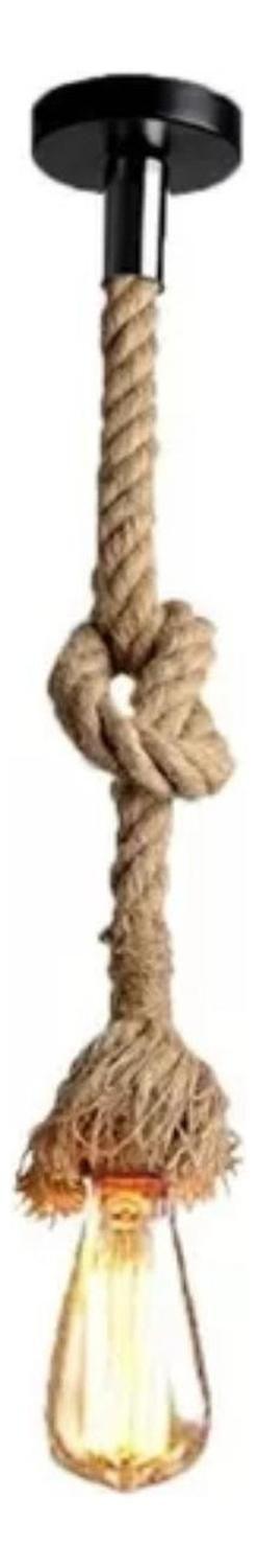 Soquete Lámpara Soga Colgante 1 MT Vintage E27-2