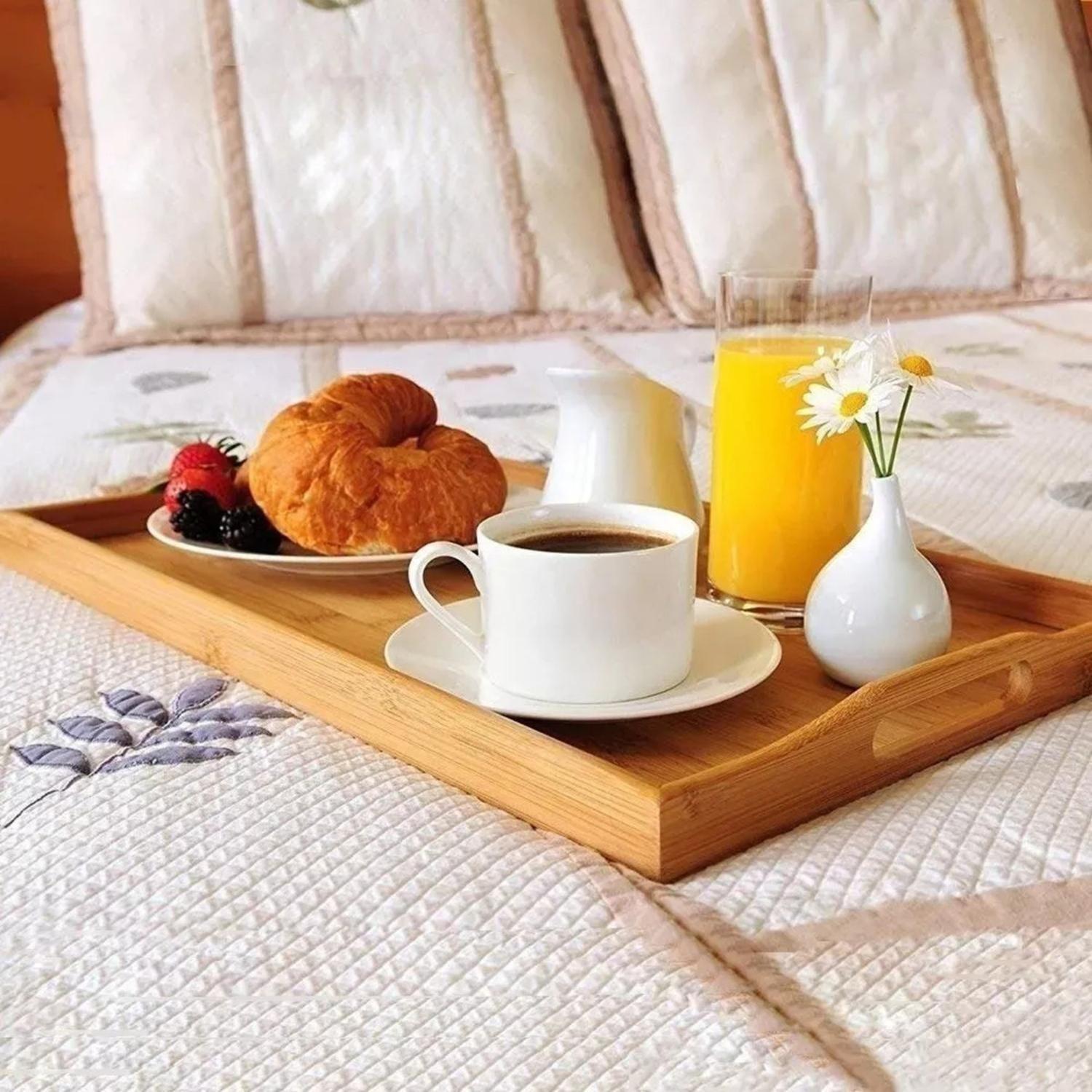 Mesa Bandeja Desayuno Notebook Madera 50x30x24 CM-2