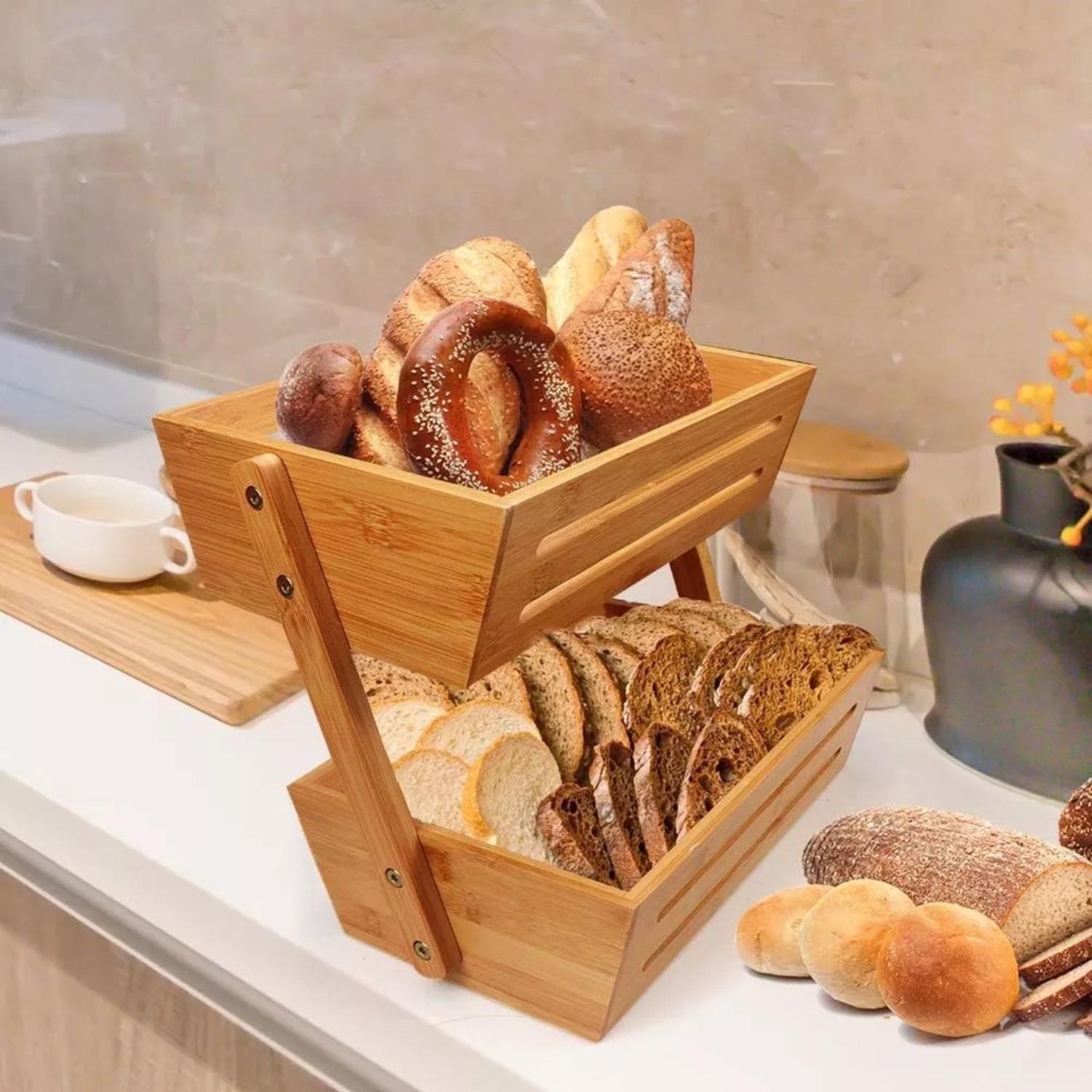 Frutero Verdulero Madera Organizador Rack Cocina-4