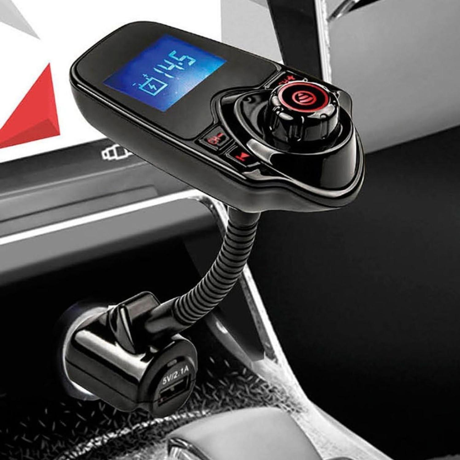 Reproductor MP3 Transmisor FM Inalámbrico Automóvil Manos Libre-4