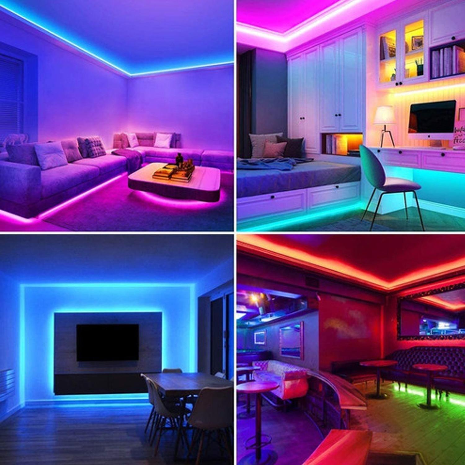 Cinta Tiras Luz LED Multicolores RGB 5 MTS-4